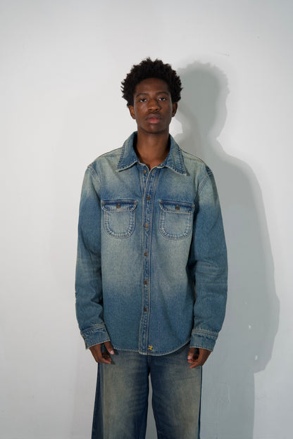 SURCHEMISE DENIM COURRÈGES